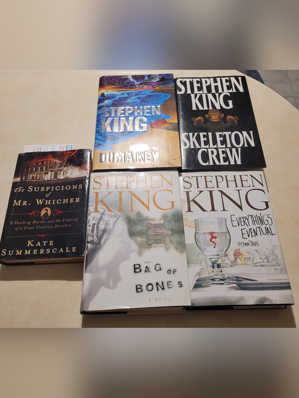 Stephen King Hardcover Book Lot - Multi-Color Covers